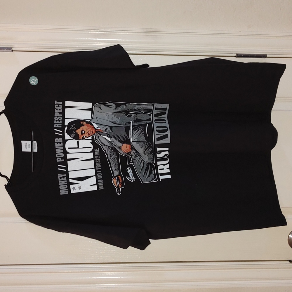 Kingpin black t-shirt XL new